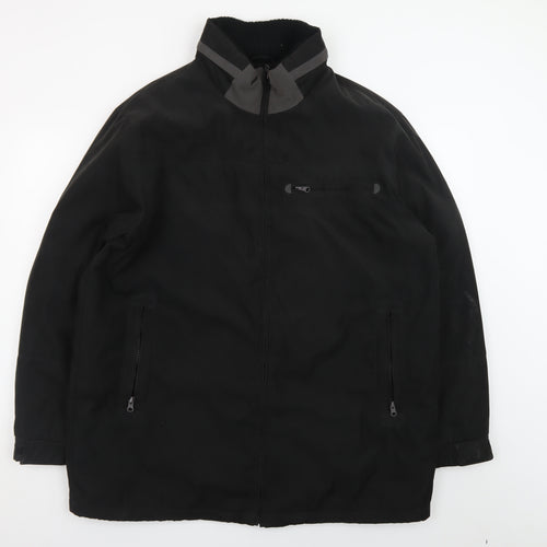 Paul Berman Men's Black XL Full Zip Lined Jacket