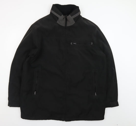Paul Berman Men's Black XL Full Zip Lined Jacket