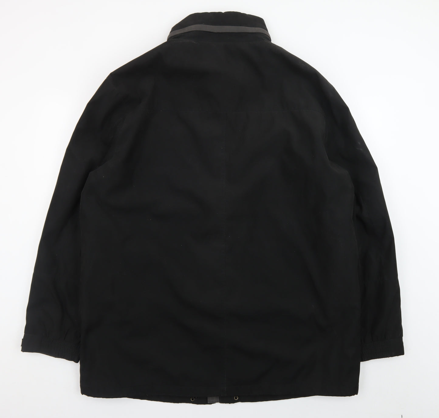 Paul Berman Men's Black XL Full Zip Lined Jacket