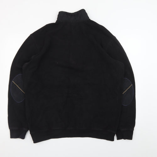 Lacoste Men’s Black 3XL 1/4 Zip Fleece Sweatshirt
