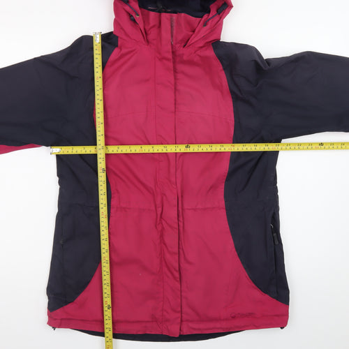 Peter Storm Women’s Pink & Navy Hooded Waterproof Jacket Size 12