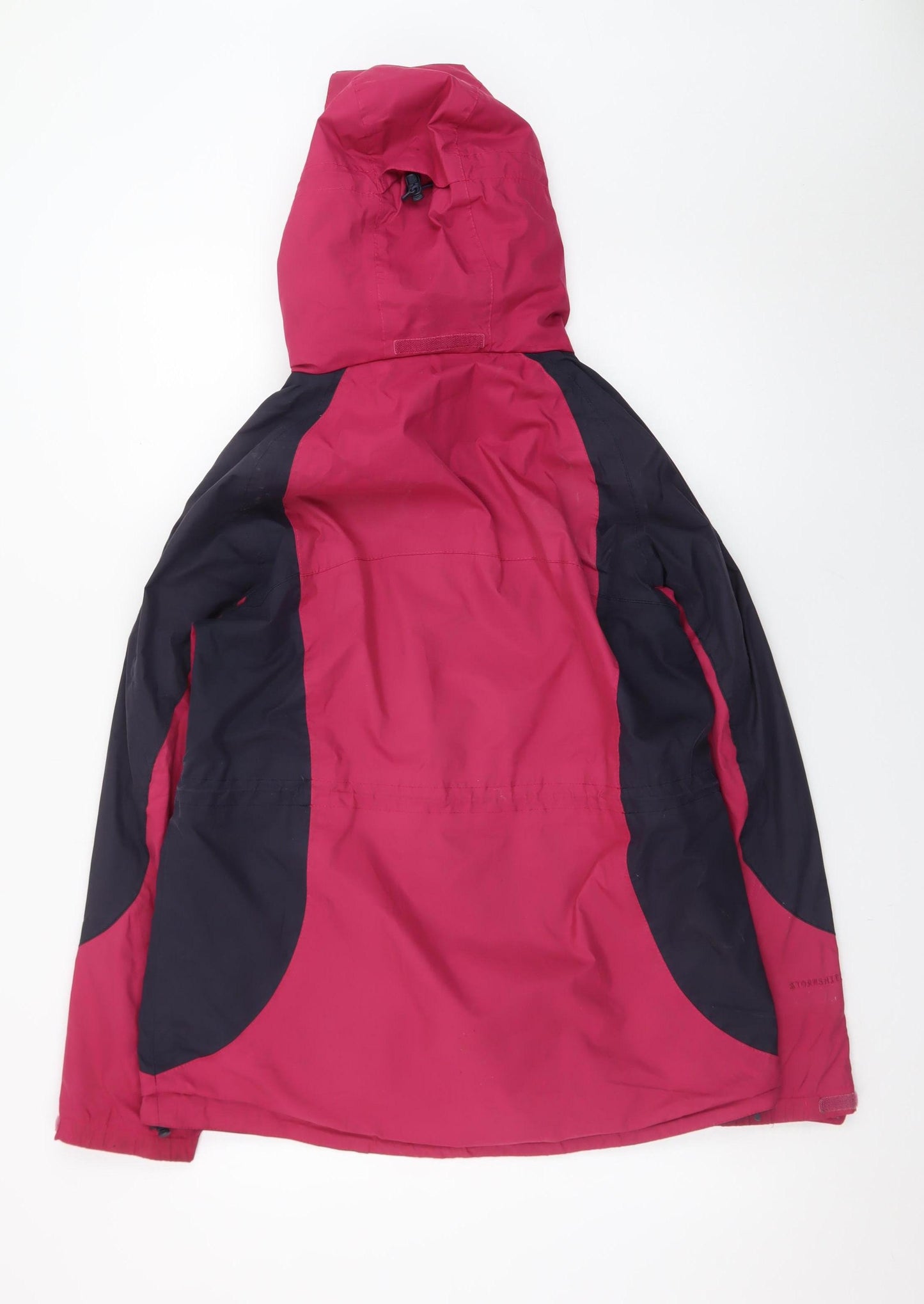 Peter Storm Women’s Pink & Navy Hooded Waterproof Jacket Size 12