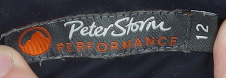 Peter Storm Women’s Pink & Navy Hooded Waterproof Jacket Size 12