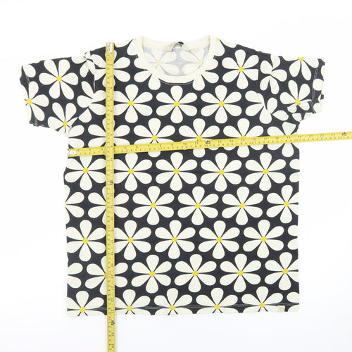 Regatta Orla Kiely Women's Black Floral Cotton T-Shirt UK 14