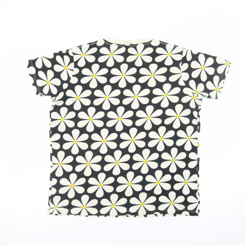 Regatta Orla Kiely Women's Black Floral Cotton T-Shirt UK 14