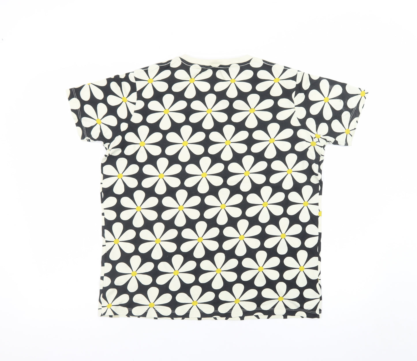 Regatta Orla Kiely Women's Black Floral Cotton T-Shirt UK 14