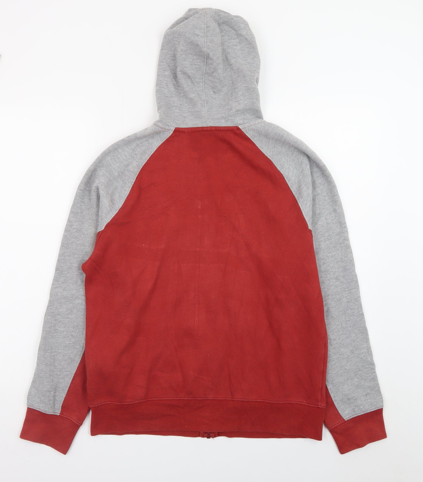 Nike SB Teens Red Grey Full Zip Hoodie XL Skateboard Style