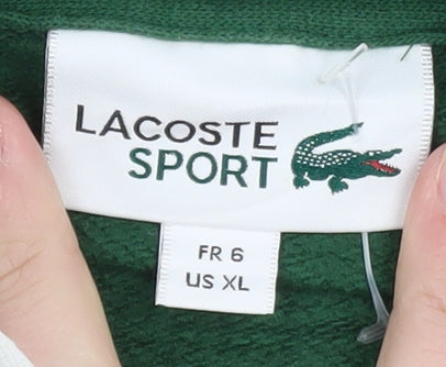 Lacoste Men’s Multicoloured Full Zip Hoodie XL Cotton Sportswear