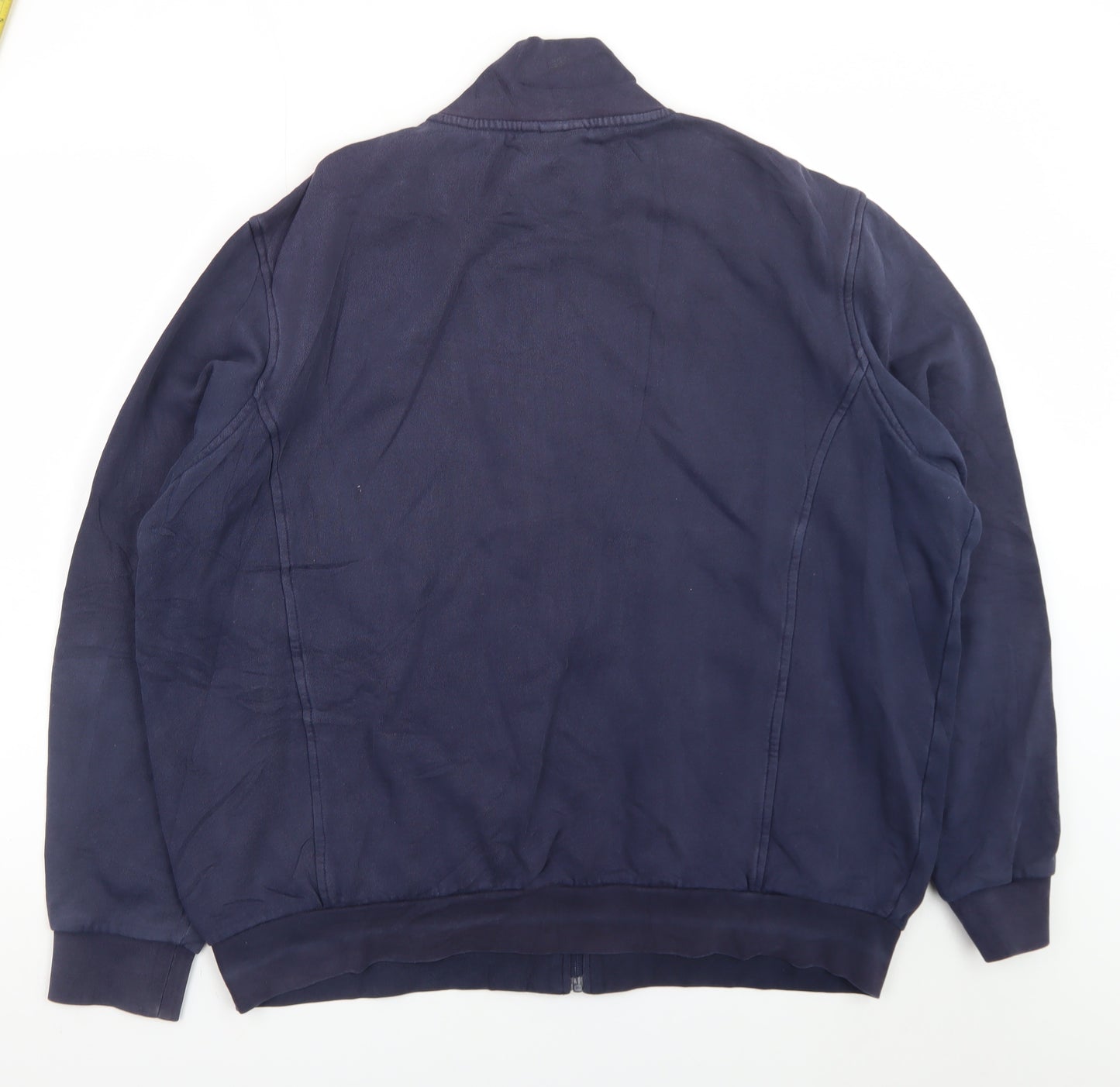 Lacoste Men’s Blue Full Zip Sweatshirt 2XL High Neck Sport