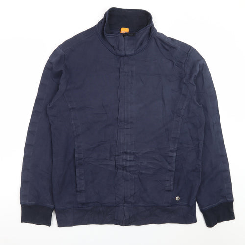 Hugo Boss Men's Blue XL Full Zip Sweatshirt Jacket