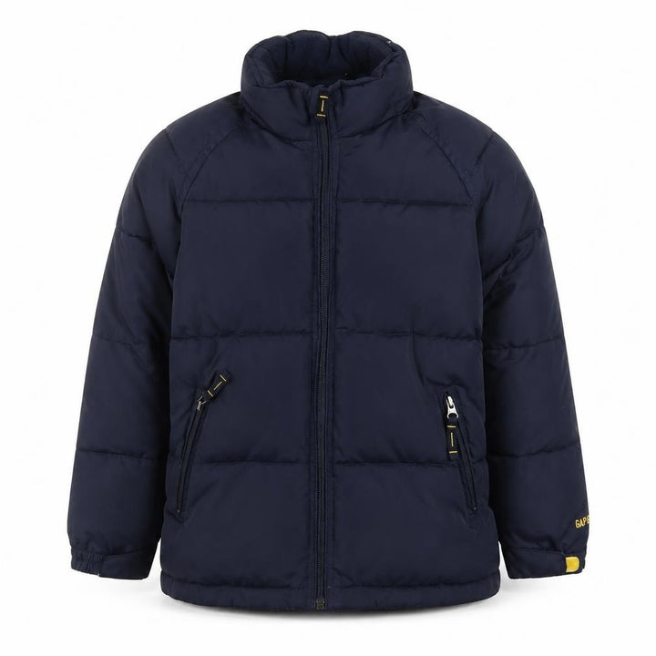 Gap Kids Boys Blue Puffer Jacket M Winter Lined Zip Coat