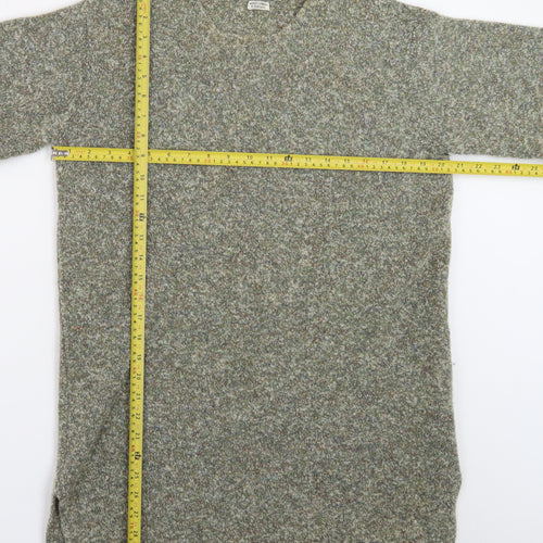Paul Costelloe Women Green Wool Knit Pullover Jumper M