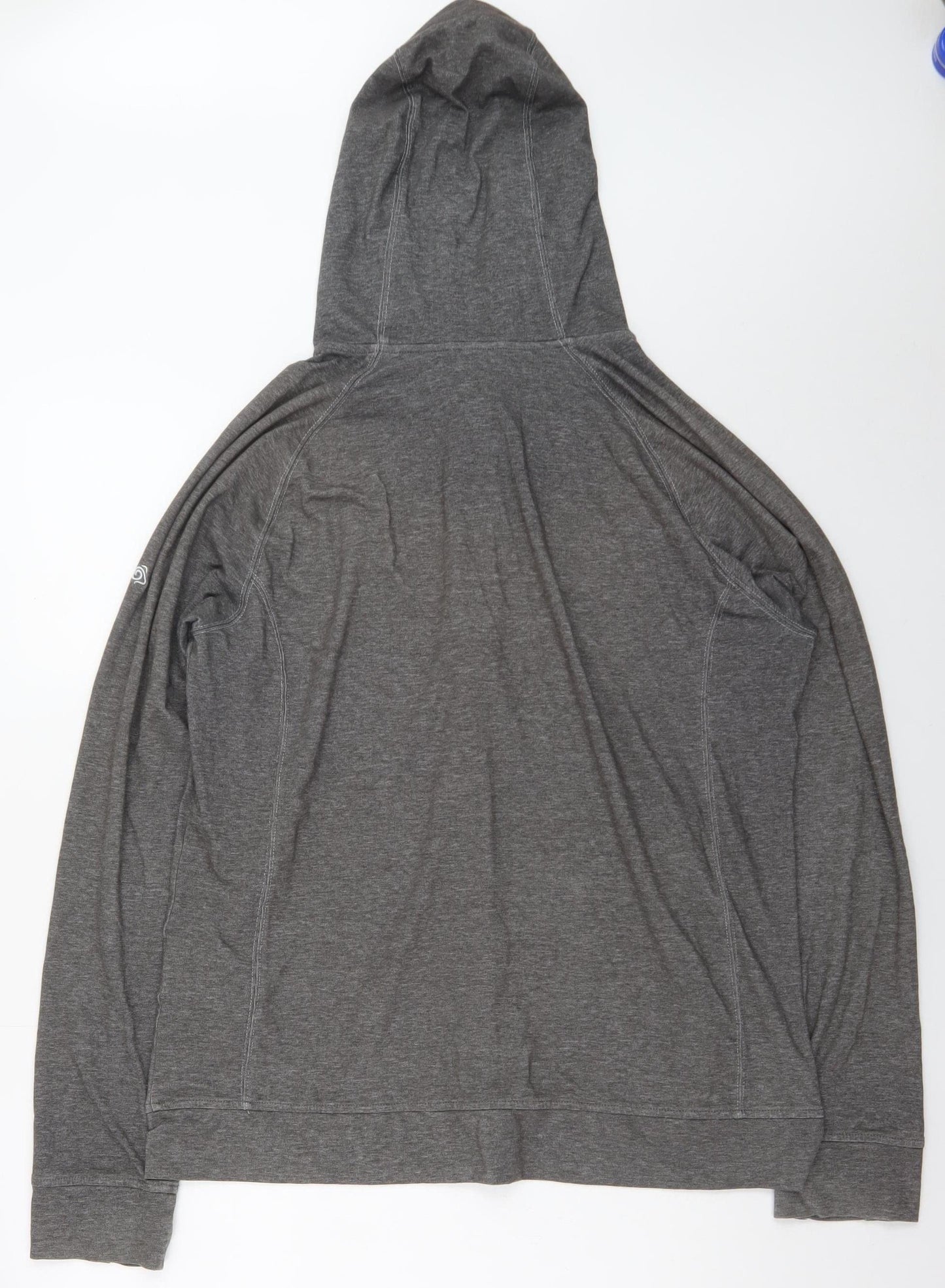 Craghoppers Mens Grey XL Full Zip Hooded Lightweight Outdoor Hoodie