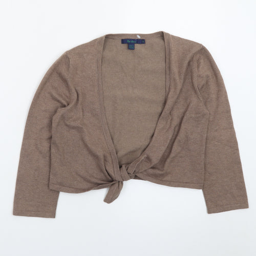 Boden Women Brown Size 10 Tie Front Cardigan Jumper