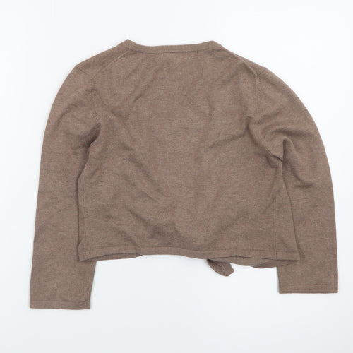 Boden Women Brown Size 10 Tie Front Cardigan Jumper