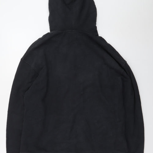 Levi's Men's Black Pullover Hoodie M Logo Cotton Sweatshirt