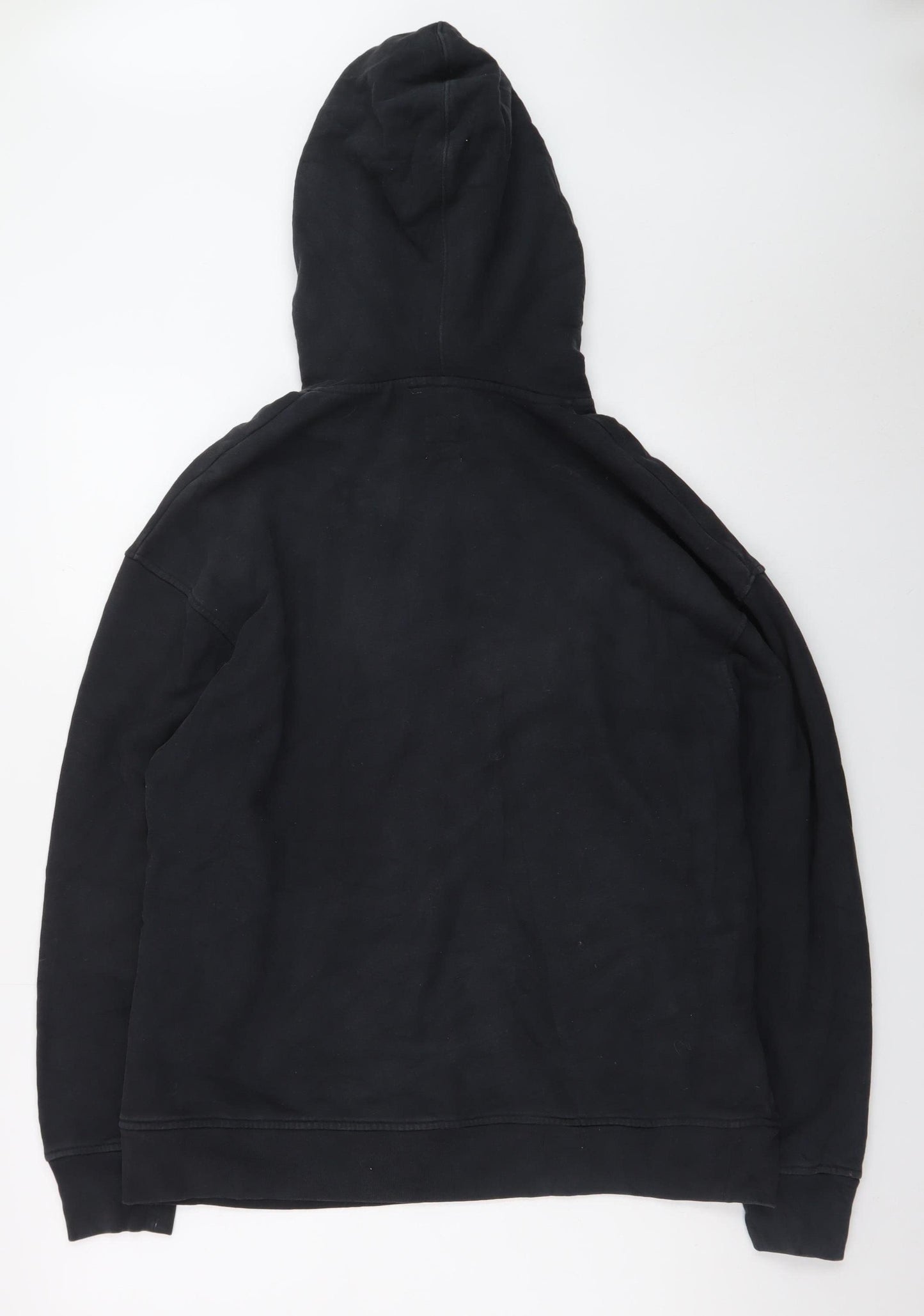 Levi's Men's Black Pullover Hoodie M Logo Cotton Sweatshirt