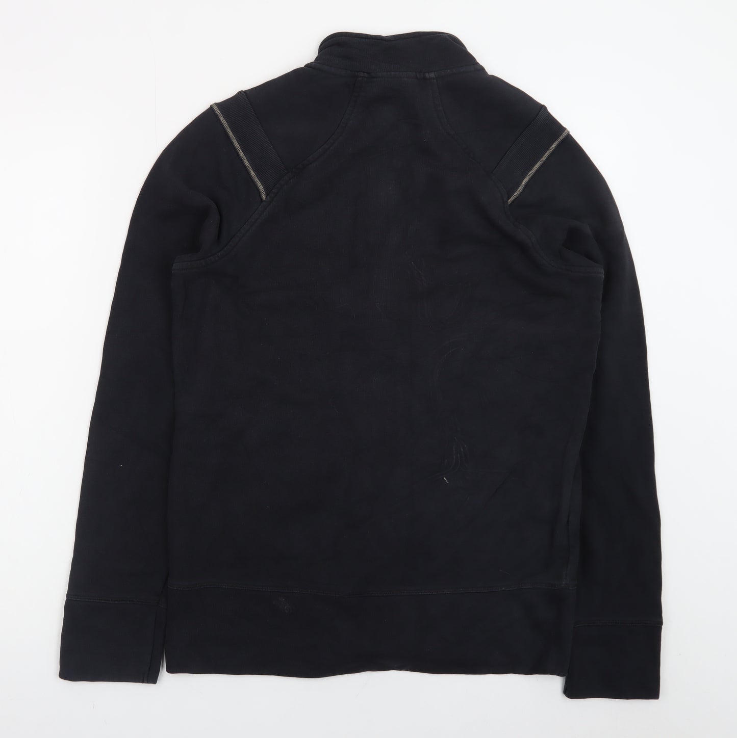 Reebok Men Black XL Full Zip Fleece Sports Jacket