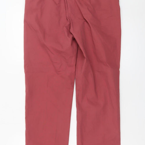 Blue Harbour Men's Red Chino Trousers Size 30/29 Regular Fit