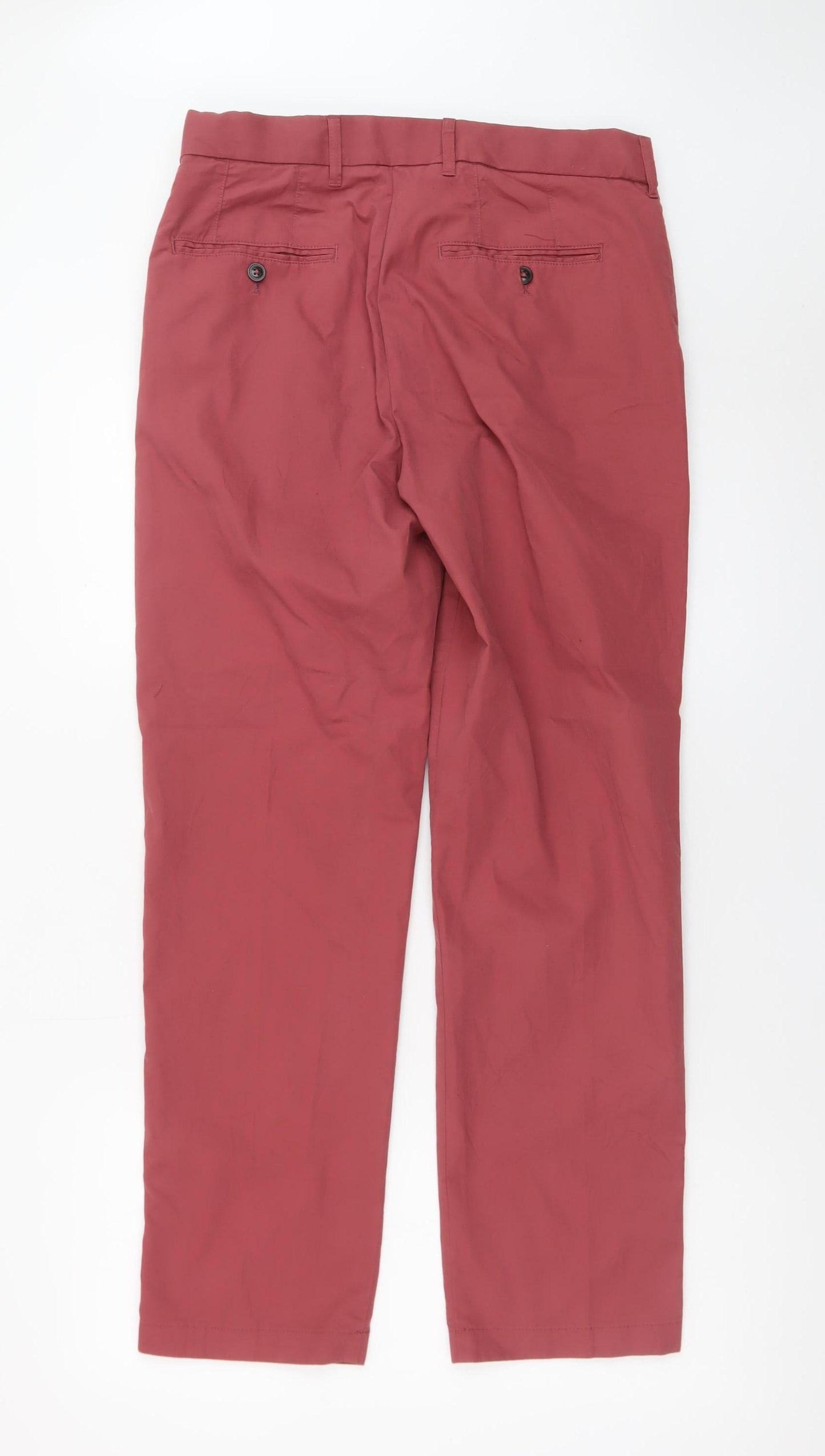 Blue Harbour Men's Red Chino Trousers Size 30/29 Regular Fit