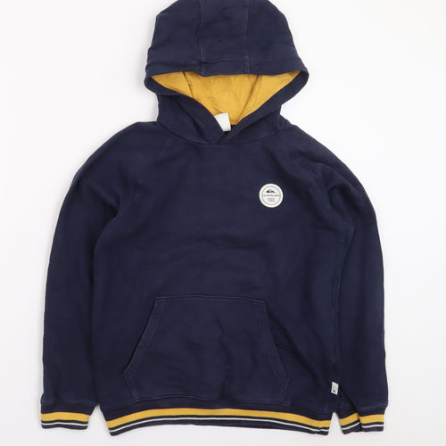 Quiksilver Men’s Blue Pullover Hoodie Size M Surf Style
