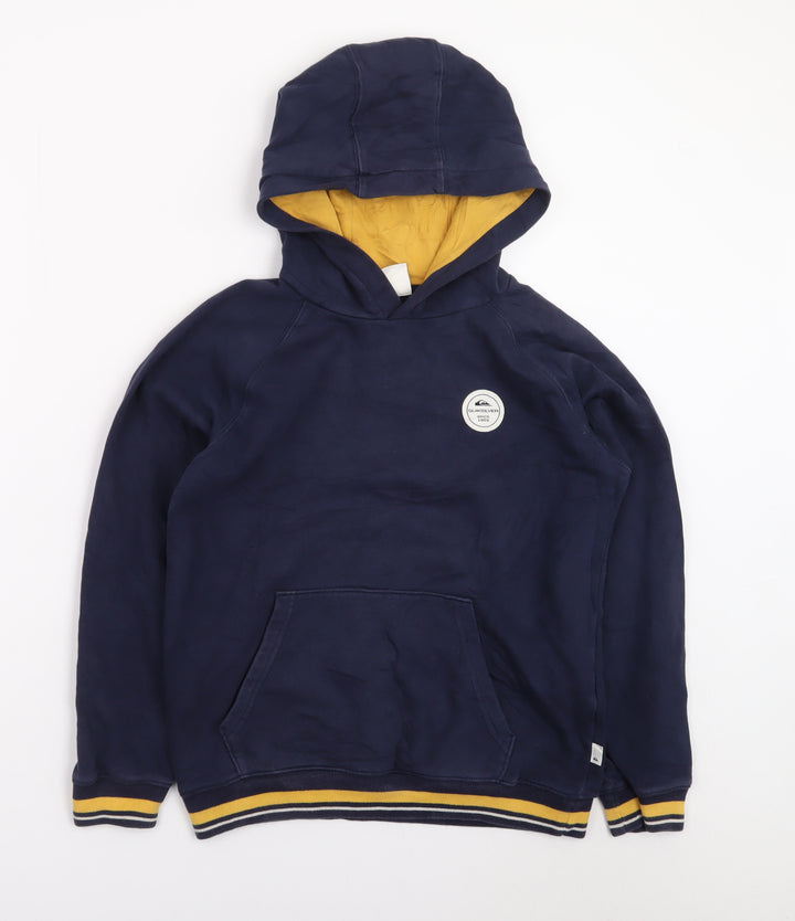 Quiksilver Men’s Blue Pullover Hoodie Size M Surf Style
