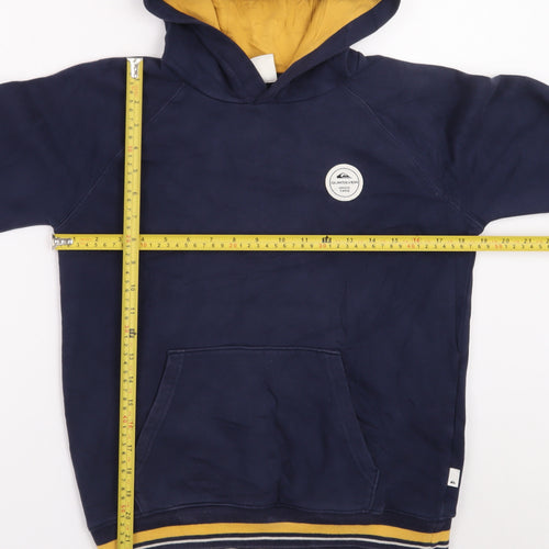 Quiksilver Men’s Blue Pullover Hoodie Size M Surf Style