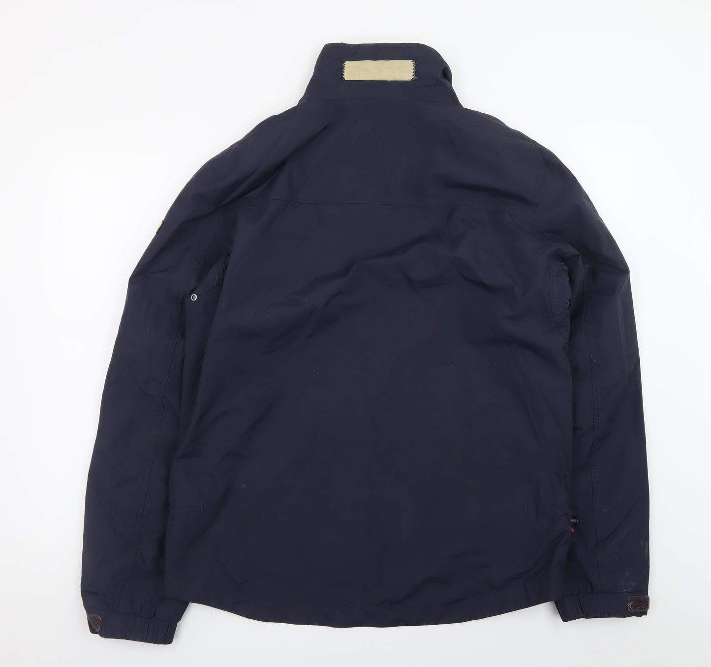 Napapijri Men's Blue L Windbreaker Jacket Outdoor Expedition Style