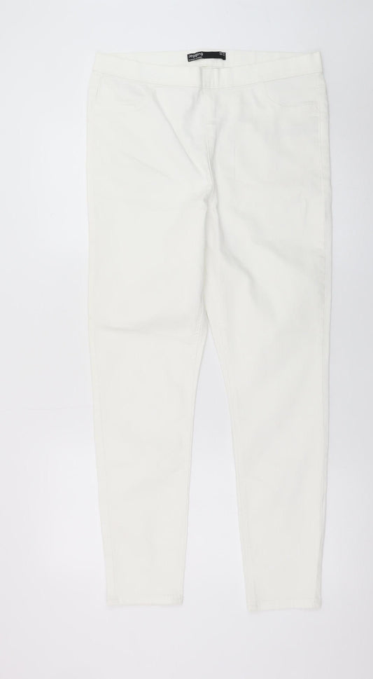 Dunnes Stores Womens White Size 16 Slim Jegging Jeans
