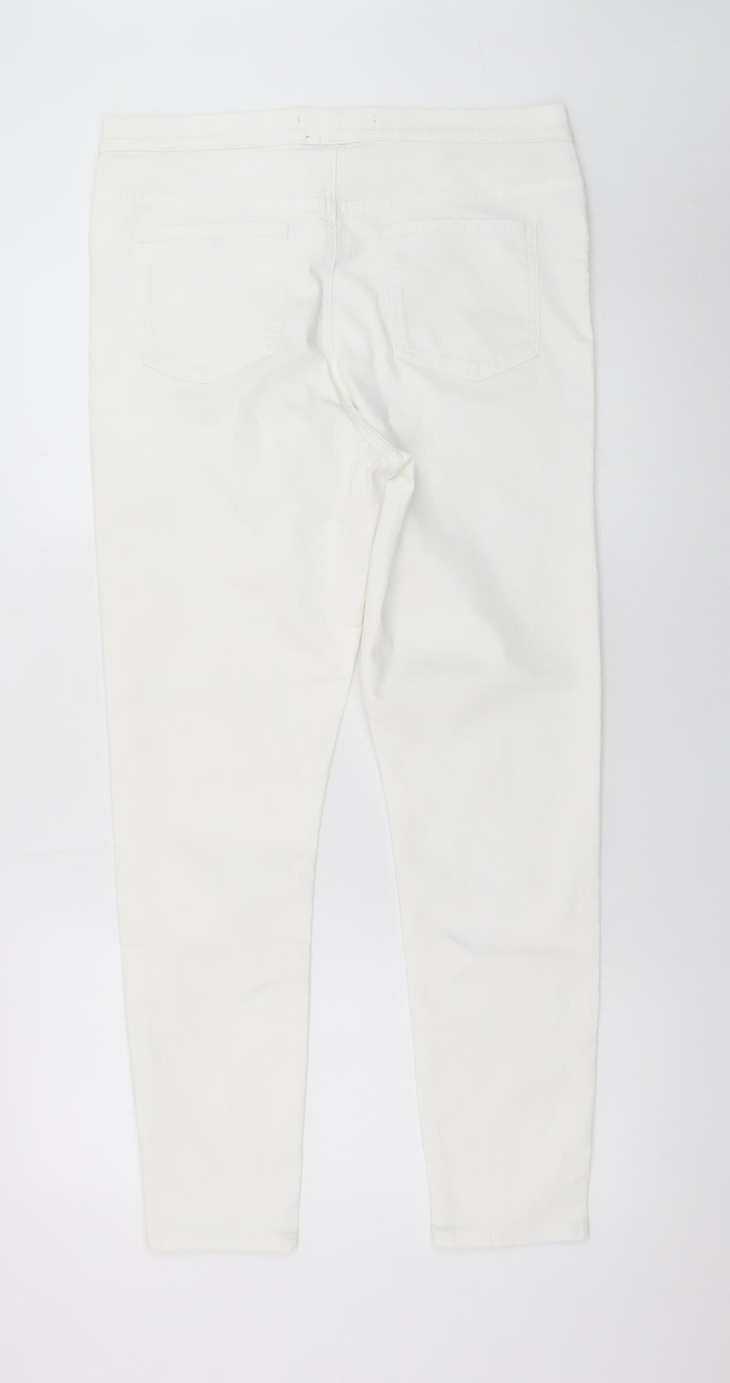 Dunnes Stores Womens White Size 16 Slim Jegging Jeans
