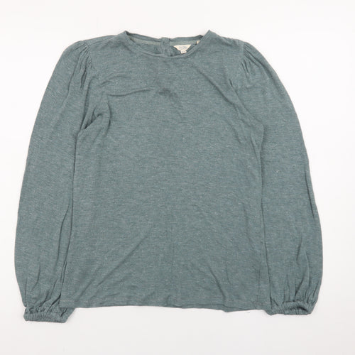 Fat Face Women’s Green Long Sleeve Viscose Blouse UK 8