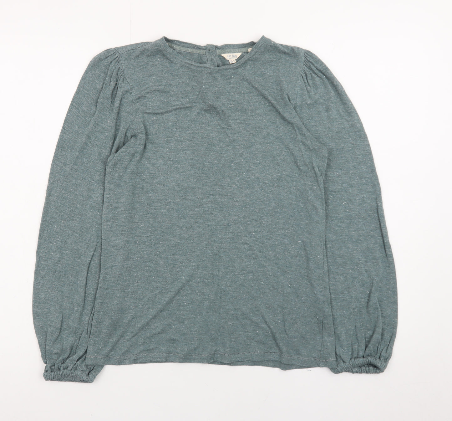 Fat Face Women’s Green Long Sleeve Viscose Blouse UK 8