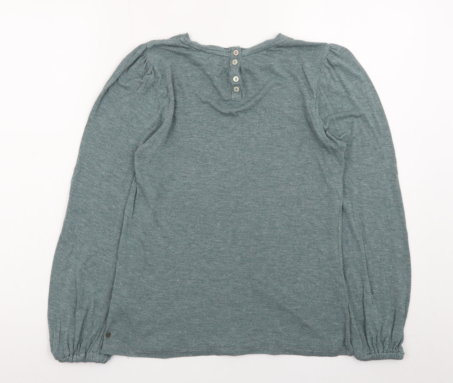 Fat Face Women’s Green Long Sleeve Viscose Blouse UK 8