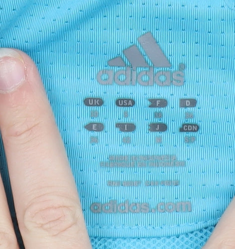 Adidas Womens Blue Supernova Lightweight Windbreaker Jacket Size S