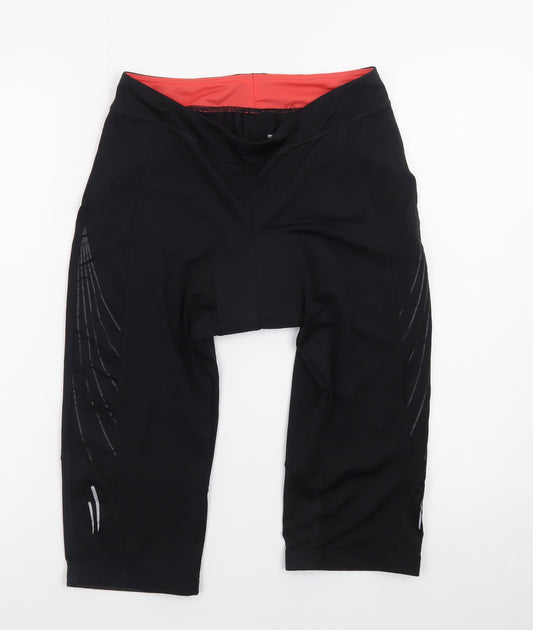 Crivit Sports Men's Black M Compression Cycling Shorts Breathable