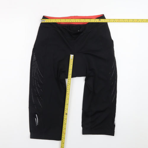 Crivit Sports Men's Black M Compression Cycling Shorts Breathable