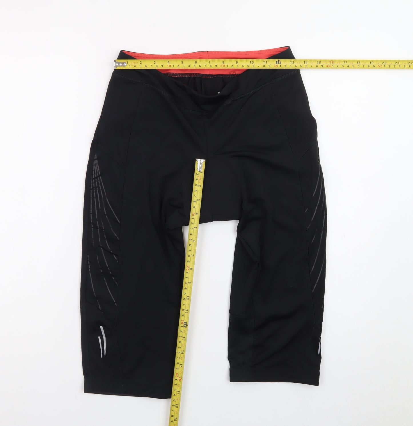 Crivit Sports Men's Black M Compression Cycling Shorts Breathable