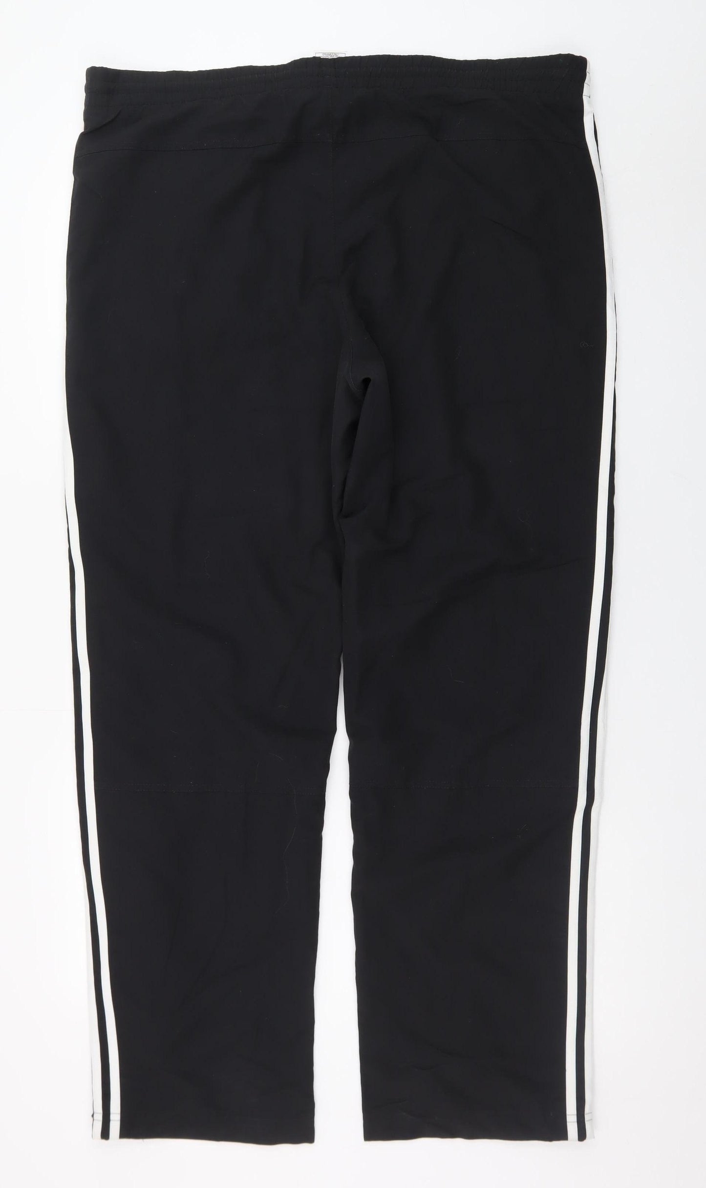 Adidas Men's Black L Jogger Trousers with Stripes