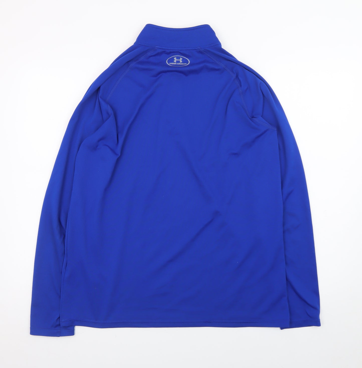 Under Armour Men's Blue Medium 1/4 Zip HeatGear Track Jacket