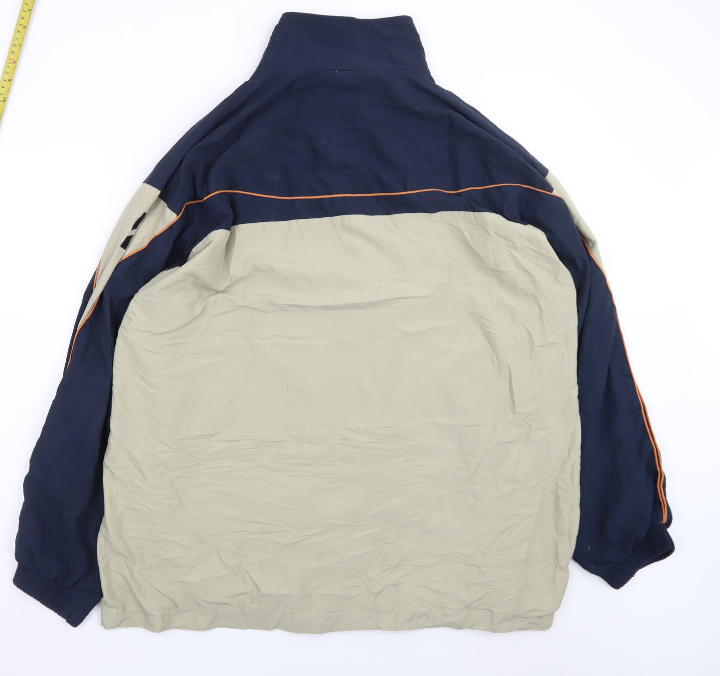 Nike Men’s Beige & Navy 2XL Sports Windbreaker Jacket