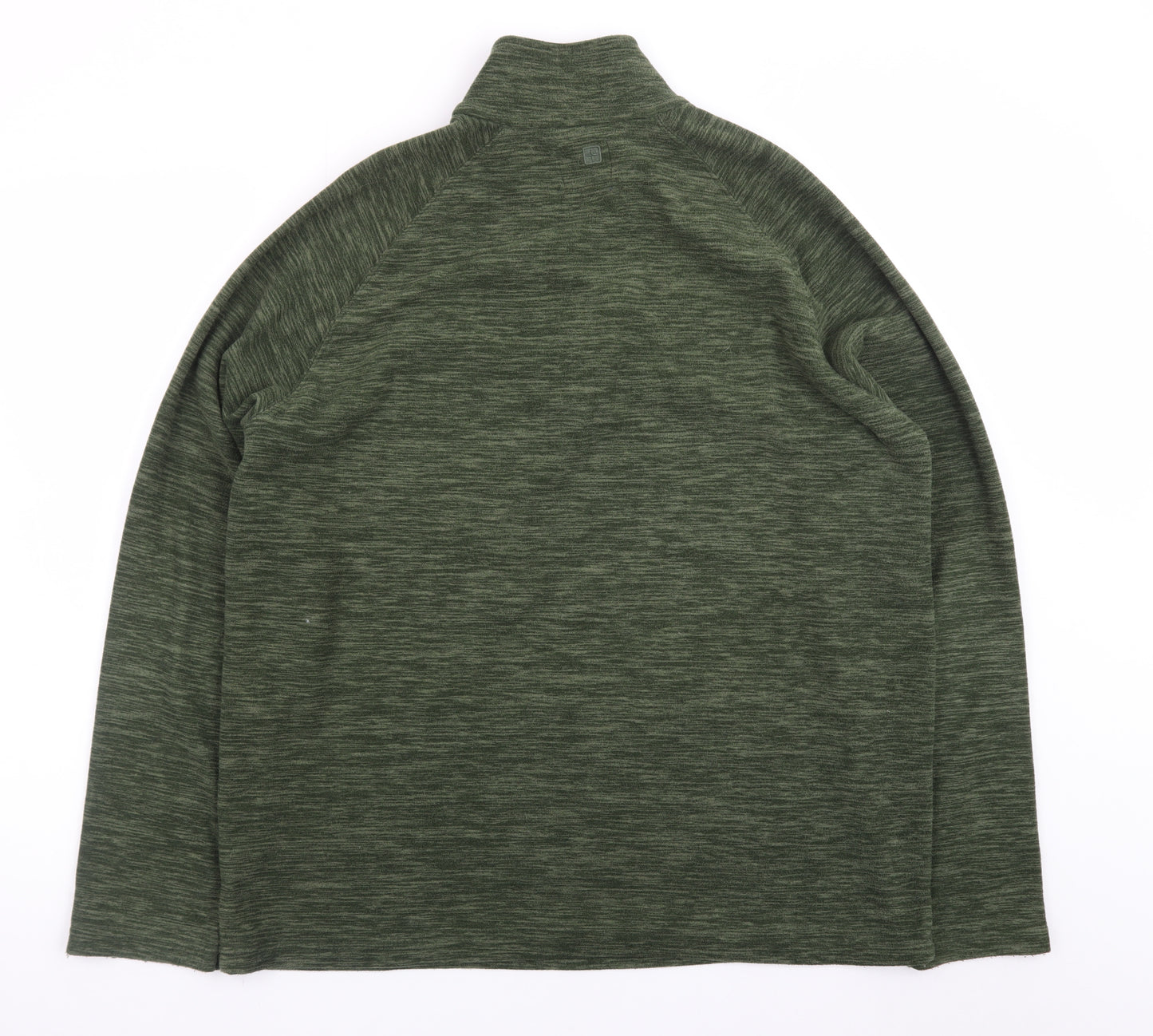 Mountain Warehouse Men's Green Fleece 1/4 Zip Pullover Sweatshirt L