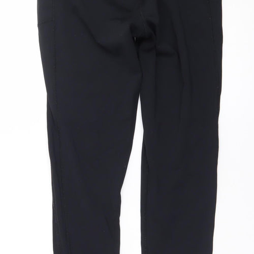USA Pro Women's Black Ankle Leggings Size 12 Stretch Workout