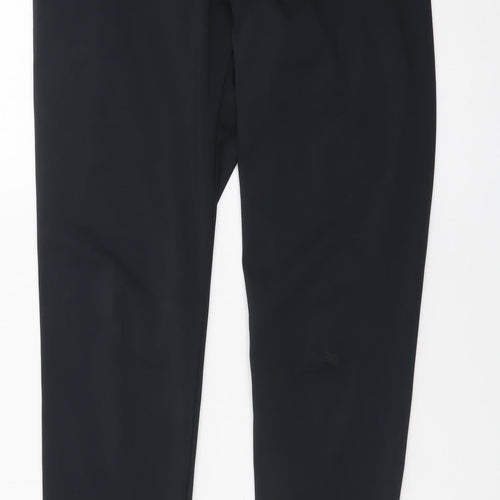 VAI21 Women’s Black Mid Rise Stretch Ankle Leggings Size 10