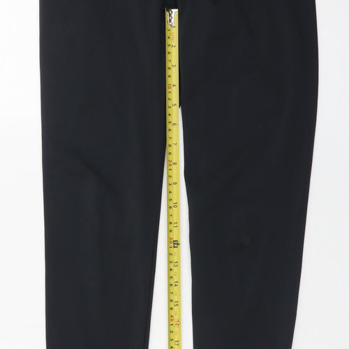 VAI21 Women’s Black Mid Rise Stretch Ankle Leggings Size 10