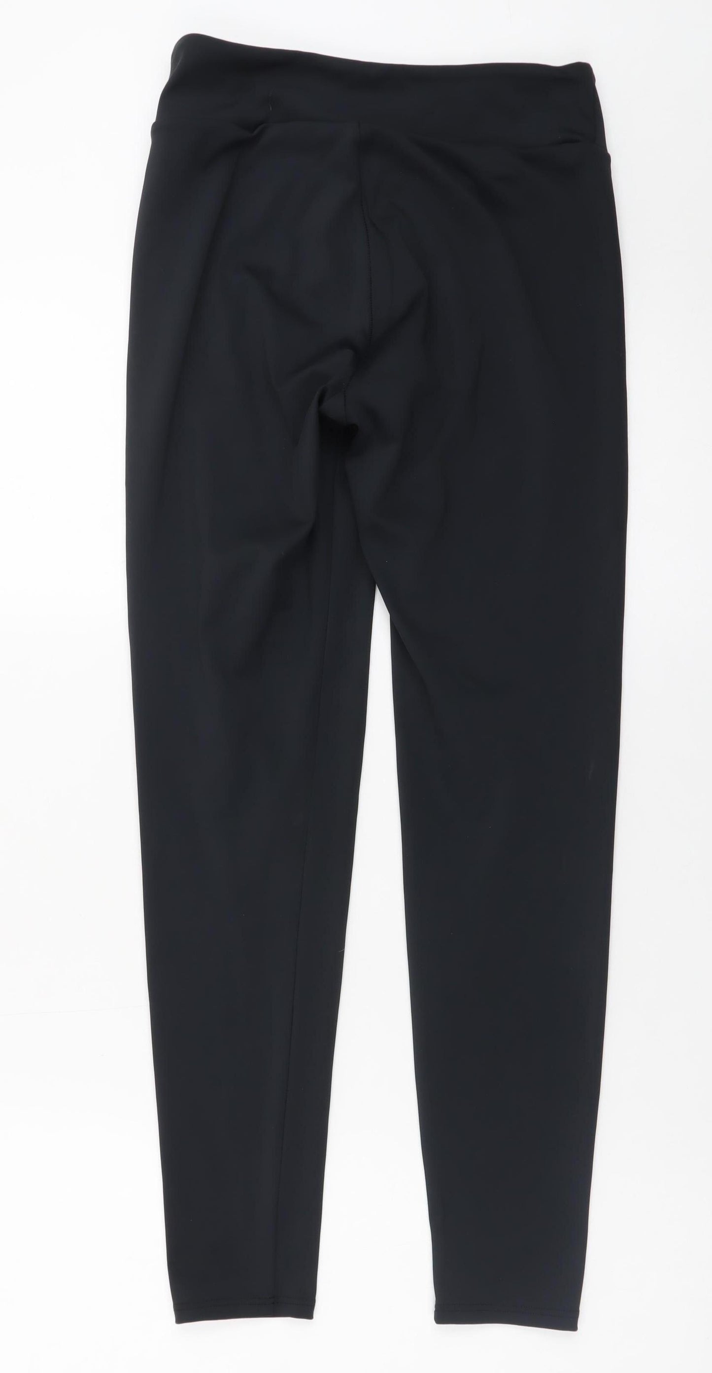 VAI21 Women’s Black Mid Rise Stretch Ankle Leggings Size 10