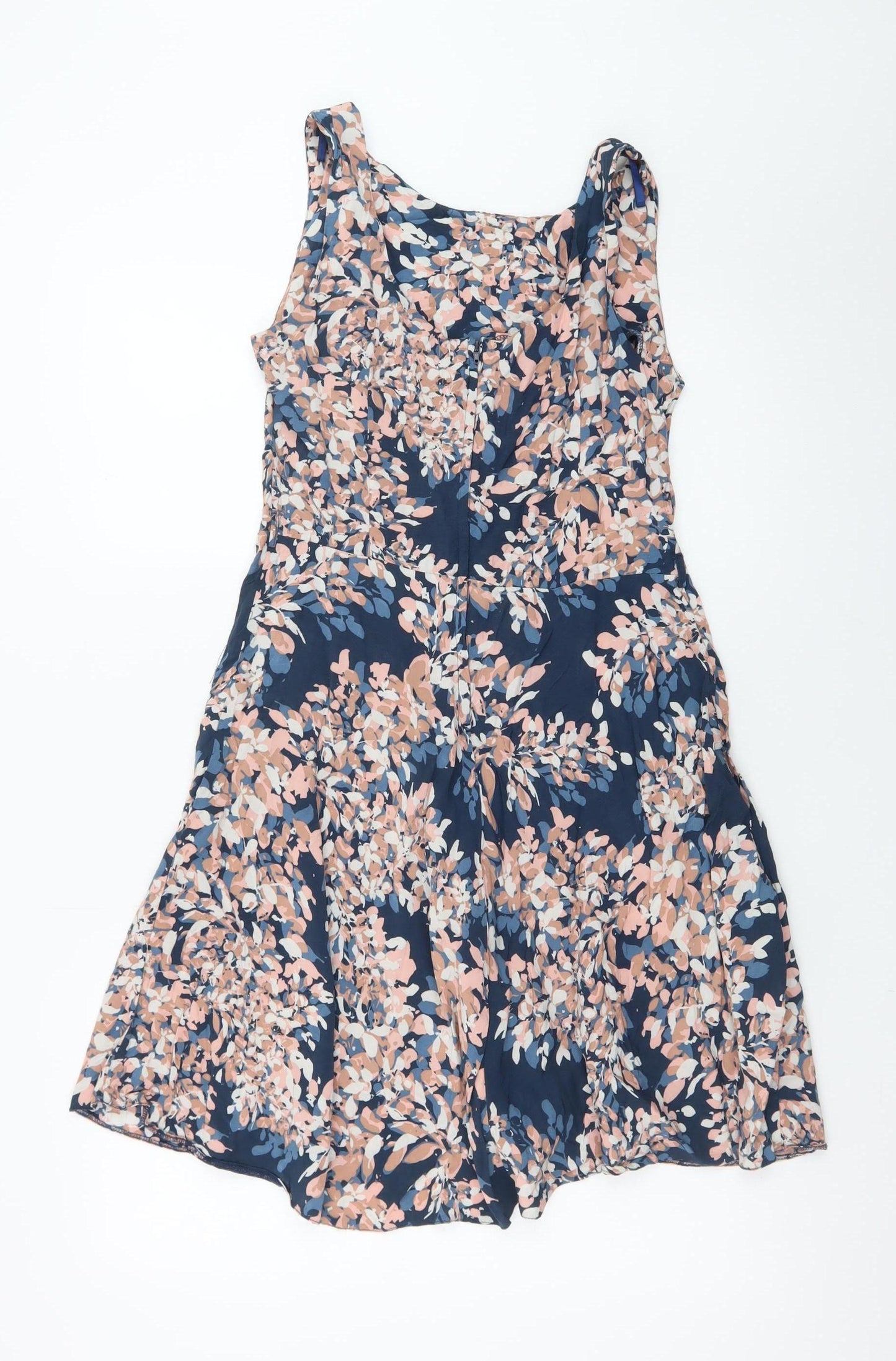 Apricot Women’s Multicoloured Floral A-Line Sleeveless Dress UK 12
