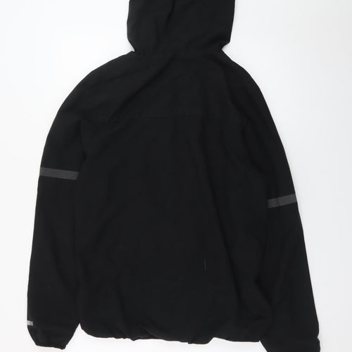 Ellesse Men's Black S Softshell Windbreaker Hooded Jacket