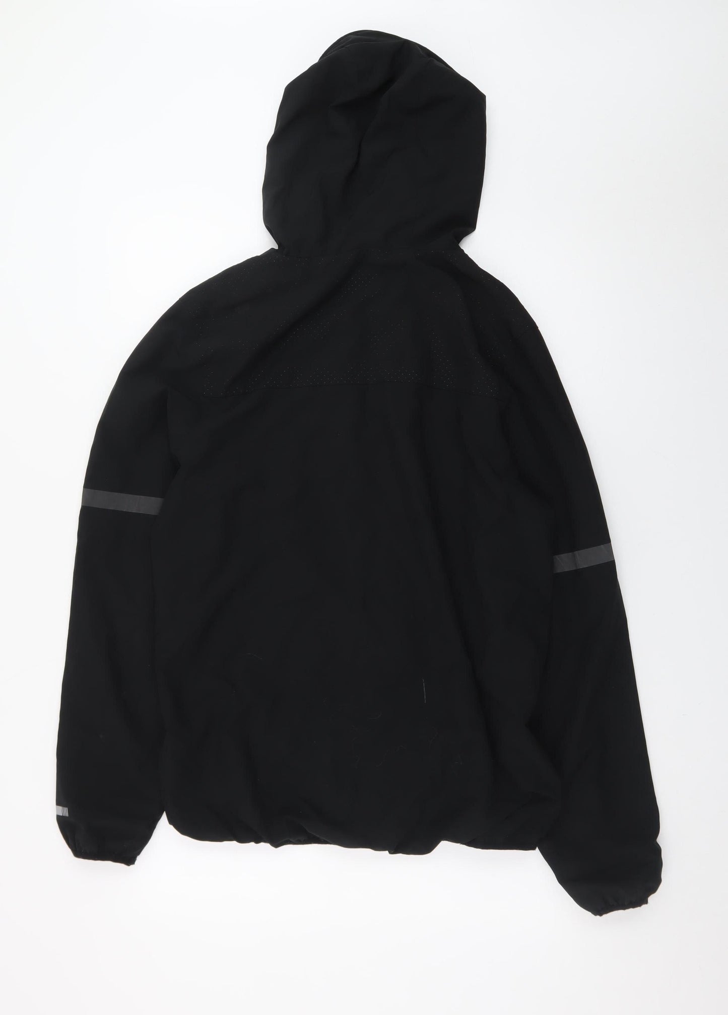 Ellesse Men's Black S Softshell Windbreaker Hooded Jacket