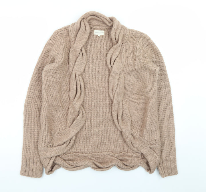 365 Sunshine Women's Beige Knit Cardigan Jumper Size M