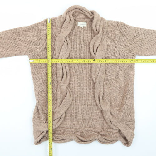 365 Sunshine Women's Beige Knit Cardigan Jumper Size M